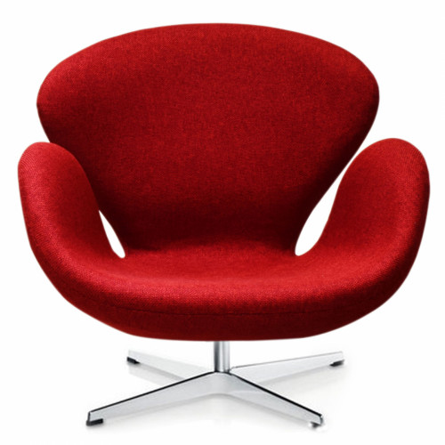 кресло swan chair темно-красное в Саранске
