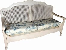 французкая лавочка mobilier de maison сине-белая в Саранске
