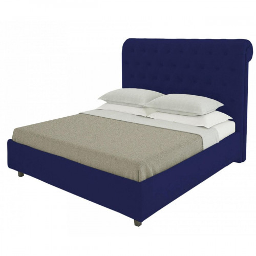 кровать большая 200х200 sweet dreams синяя в Саранске