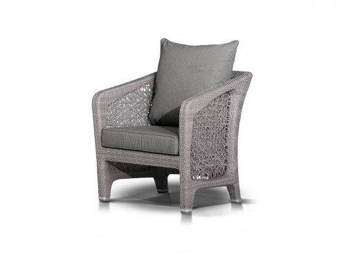 кресло лабро искусственного ротанга серое в Саранске