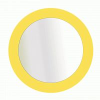 зеркало круглое в желтой раме sheer sole в Саранске