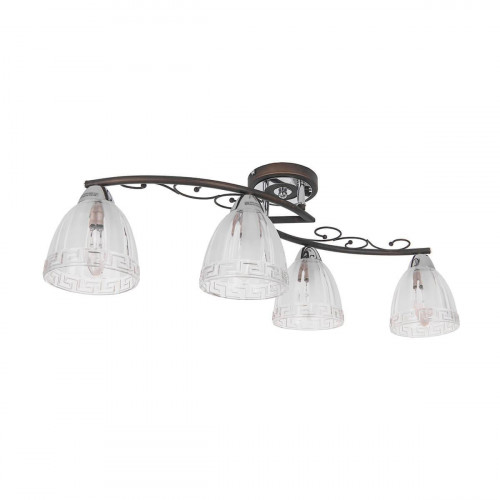 потолочная люстра idlamp nield 232/4pf-blackchrome в Саранске