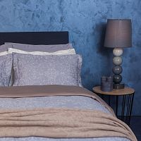 комплект постельного белья decoflux сатин семейный versaille grey в Саранске