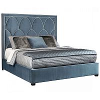 кровать двуспальная 160х200 голубая petals queen в Саранске