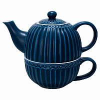 чайник с чашкой alice dark blue в Саранске