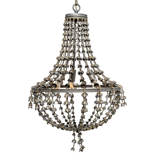 люстра «адела» темное серебро с золотистыми деталями в Саранске