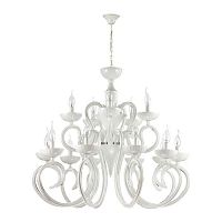 подвесная люстра odeon light zefiro 3932/15 белая в Саранске