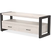 тумба под tv neo loft с двумя ящиками белая в Саранске