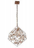 дизайнерский подвесной светильник crystal lux diego sp4 gold в Саранске