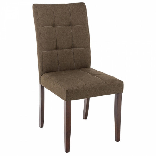 стул деревянный madina dark walnut / fabric brown в Саранске