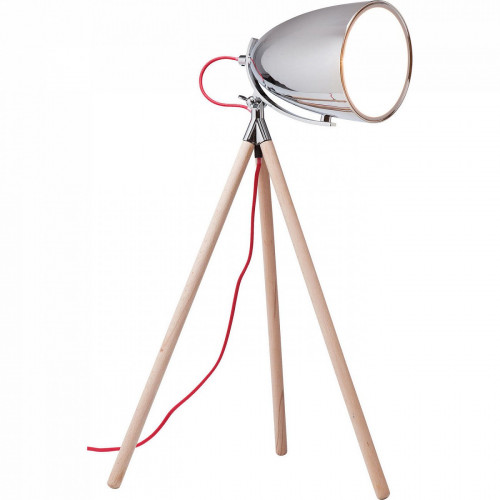 лампа настольная chromatic tripod на деревянном штативе в Саранске