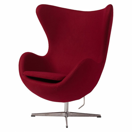 кресло egg chair бордовое в Саранске