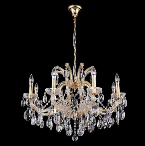 подвесная люстра crystal lux hollywood sp8 gold в Саранске