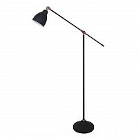 торшер arte lamp braccio a2054pn-1bk в Саранске