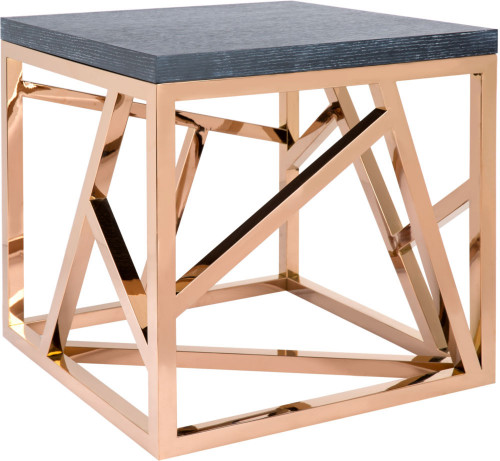 стол журнальный geometric графит, золото коричневый в Саранске