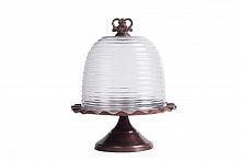 сервировочный поднос с куполом crystal dome dark grande в Саранске