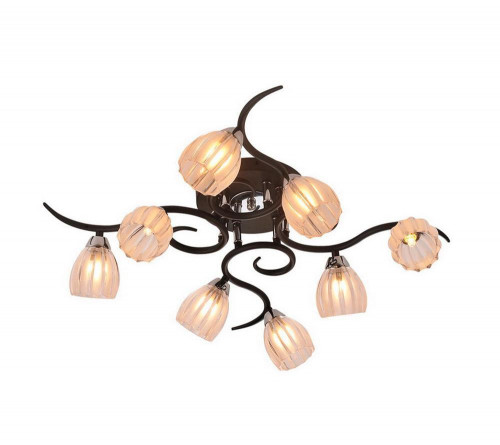 потолочная люстра idlamp raymond 213/8pf-blackchrome в Саранске