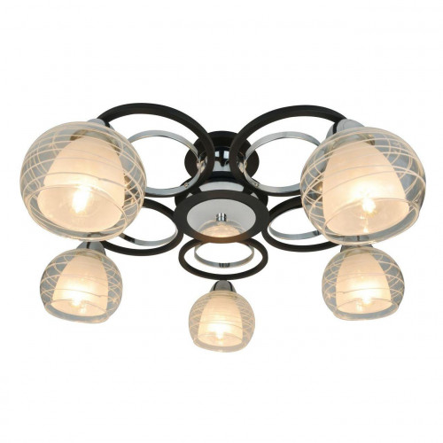 потолочная люстра arte lamp ginevra a1604pl-5bk в Саранске