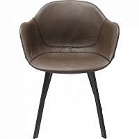 стул с подлокотниками lounge серый в Саранске