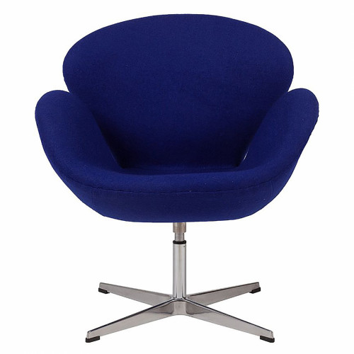 кресло swan chair синее в Саранске