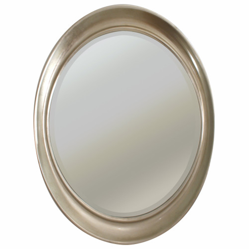 овальное зеркало настенное серебро oval antique silver в Саранске