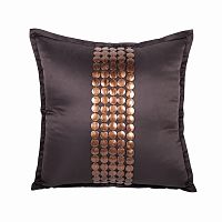 декоративная подушка handwork exclusive квадратная коричневая в Саранске