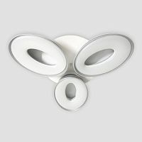 потолочная светодиодная люстра ambrella light orbital granule fg1020/3 wh 72w+36w d780 в Саранске