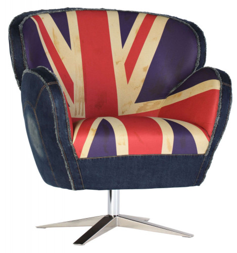 кресло aizek uk flag красное-синее в Саранске