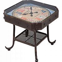 столик приставной antique clock черный в Саранске