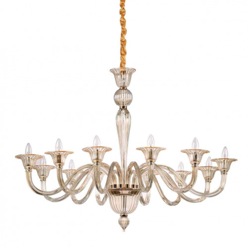 подвесная люстра ideal lux brigitta sp12 ambra в Саранске