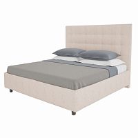 кровать большая 200х200 royal black светло-бежевая в Саранске