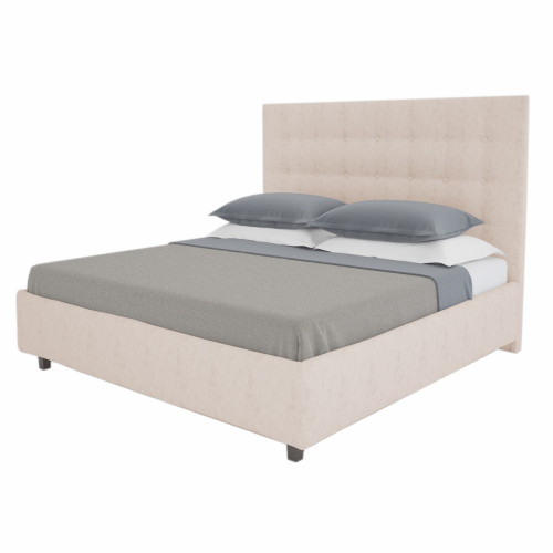 кровать большая 200х200 royal black светло-бежевая в Саранске