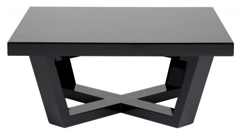 стол журнальный oak black varnish чёрный, лак в Саранске