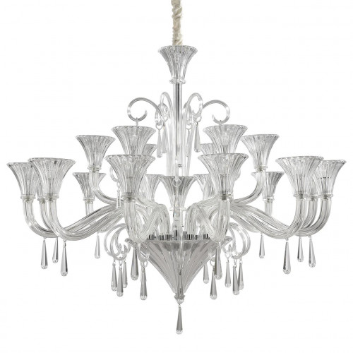 подвесная люстра ideal lux santa sp18 хром в Саранске