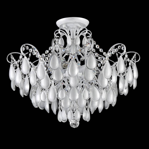 потолочная люстра crystal lux sevilia pl6 silver в Саранске