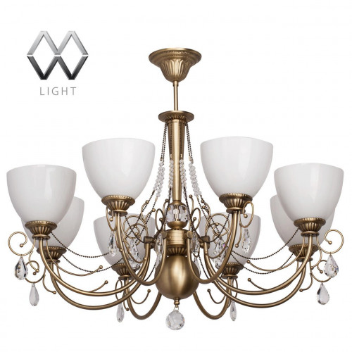 подвесная люстра mw-light фелиция 347016608 белая в Саранске