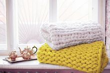 плед нежность жёлтый большой в Саранске