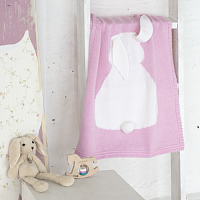 плед розовый зайка большой в Саранске