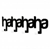 вешалка hahaha черная в Саранске