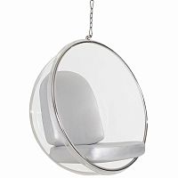 кресло eero aarnio style bubble chair серое в Саранске