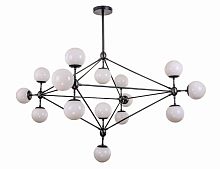 люстра modo 15 black+white черная, белые плафоны в Саранске