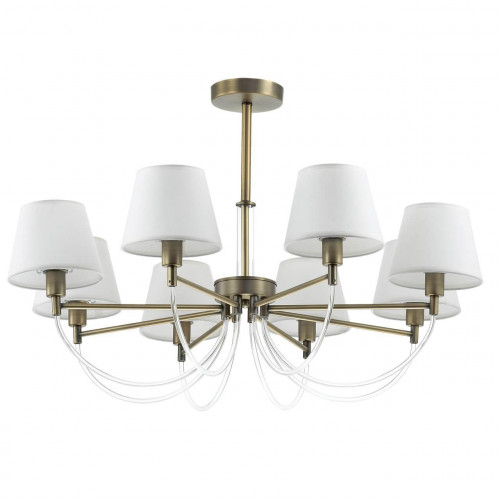 подвесная люстра lumion dakota 3702/8c белая в Саранске