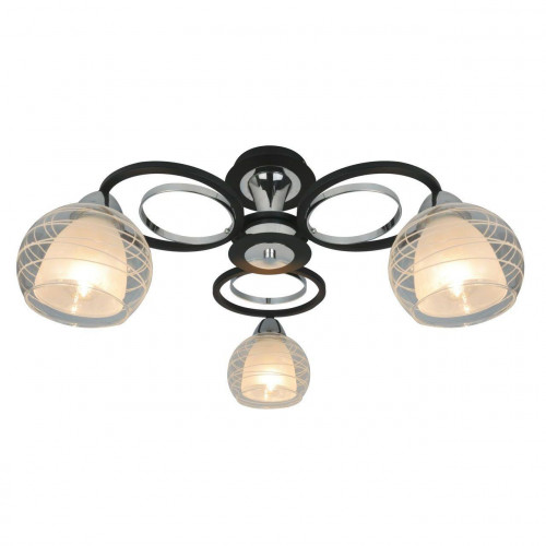 потолочная люстра arte lamp ginevra a1604pl-3bk в Саранске
