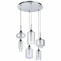 дизайнерская подвесная люстра spot light larissa 1890628 хром в Саранске