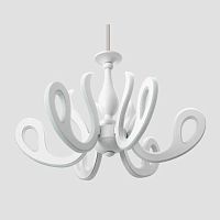 потолочная светодиодная люстра ambrella light orbital classic fk81/6 wh 292w d640 белая в Саранске