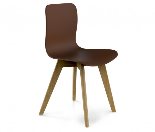 стул dsw коричневый s42 (eames style) в Саранске