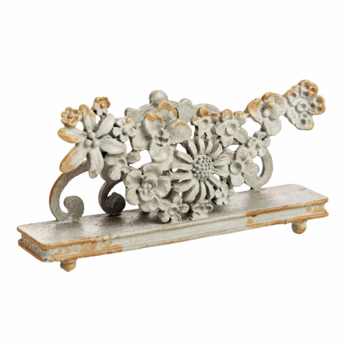 подставка для визиток pewter flower серая в Саранске