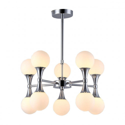 подвесная люстра arte lamp a9162lm-10cc белая в Саранске