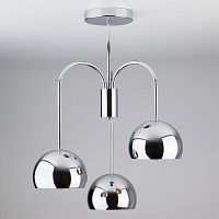 подвесная люстра eurosvet solario 70067/3 хром в Саранске