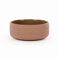 тарелка tactile диаметр 15 коричневый в Саранске